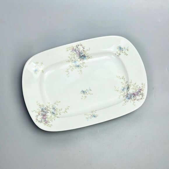Antique Small Rectangular Platter by William Guerin Limoges Rare Pattern GUE303 - Picture 5 of 11